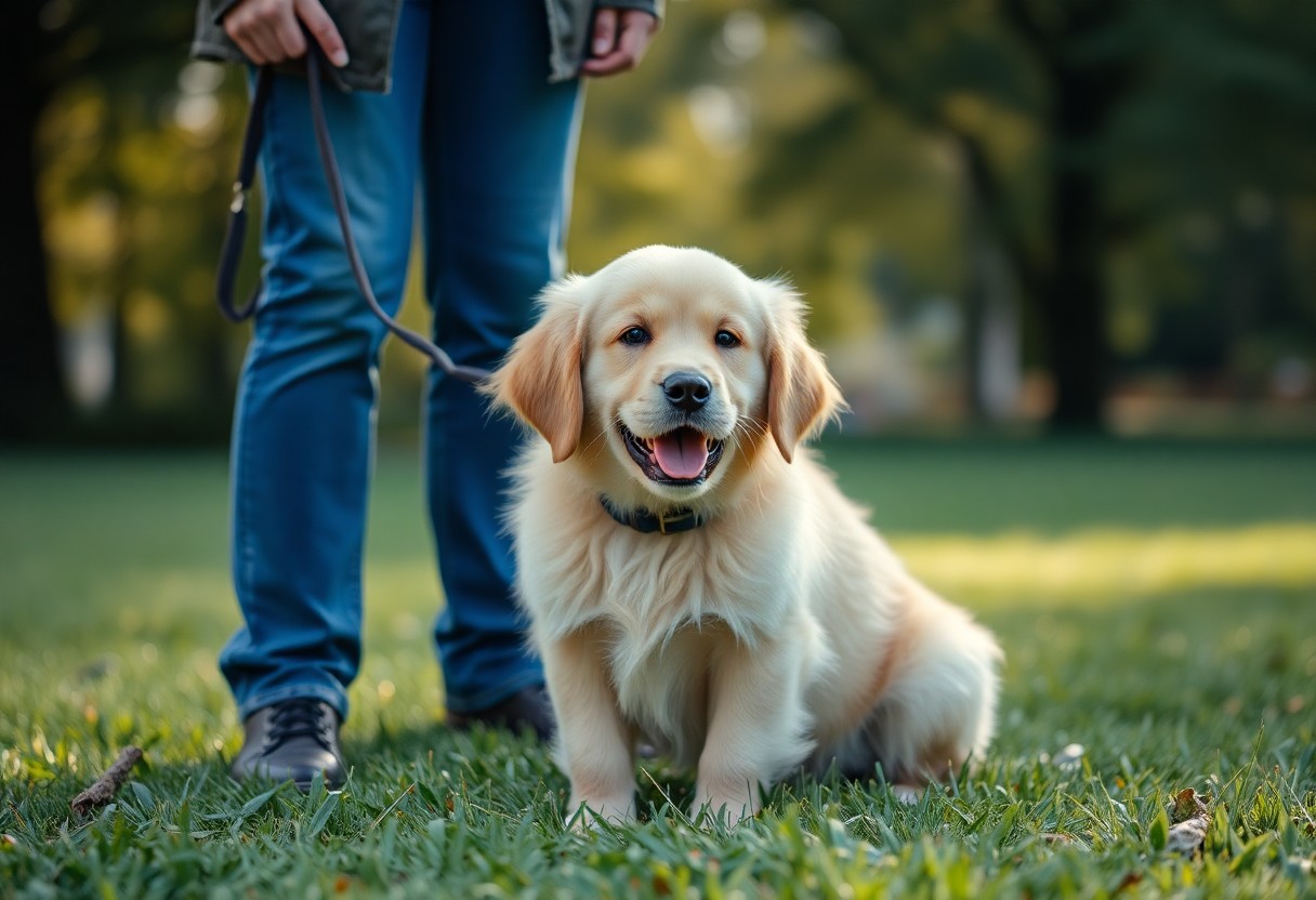 golden retriever wychowanie